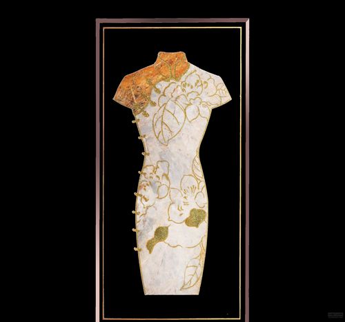 石材工艺品-旗袍